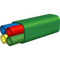 Enbeam 4-Way External 7/5.5mm Blowing Tube - Green